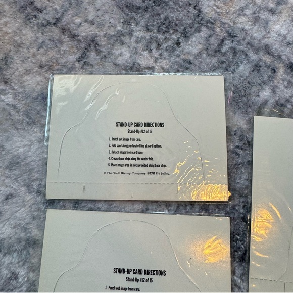 Vintage 90’s Disney Little Mermaid Pop Up Trading Cards Lot - Picture 5 of 5